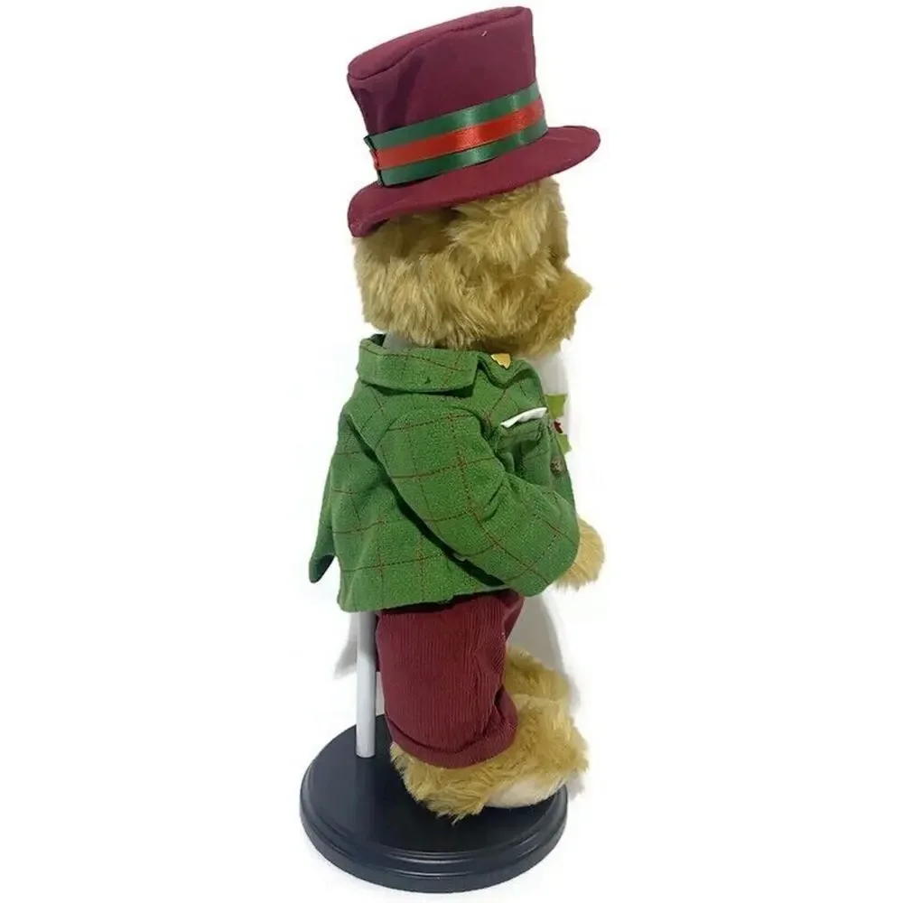 Danbury Mint Christmas Bear Santa Gilbert 2020 16 Inches With Stand & Box NEW